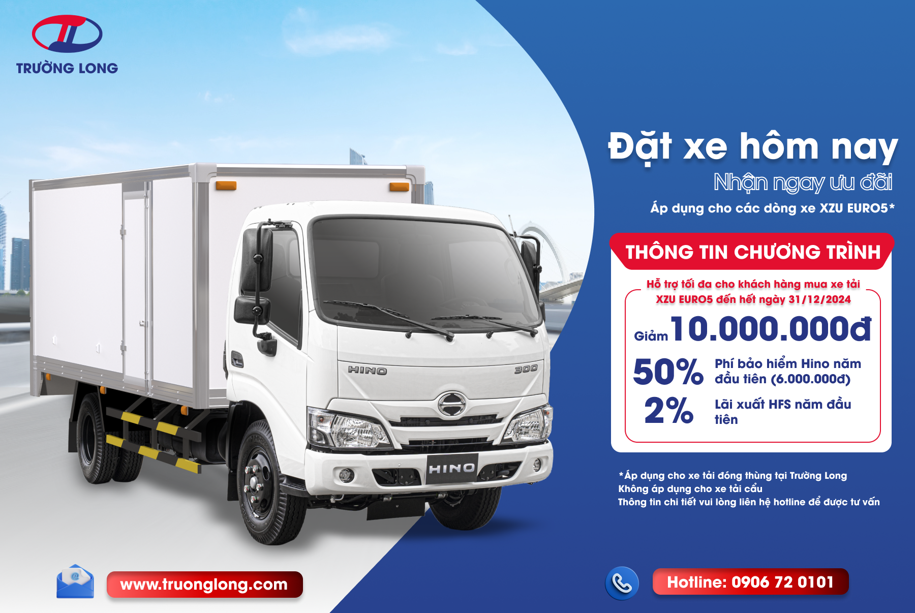 Chương trình ưu đãi dành cho xe EURO5