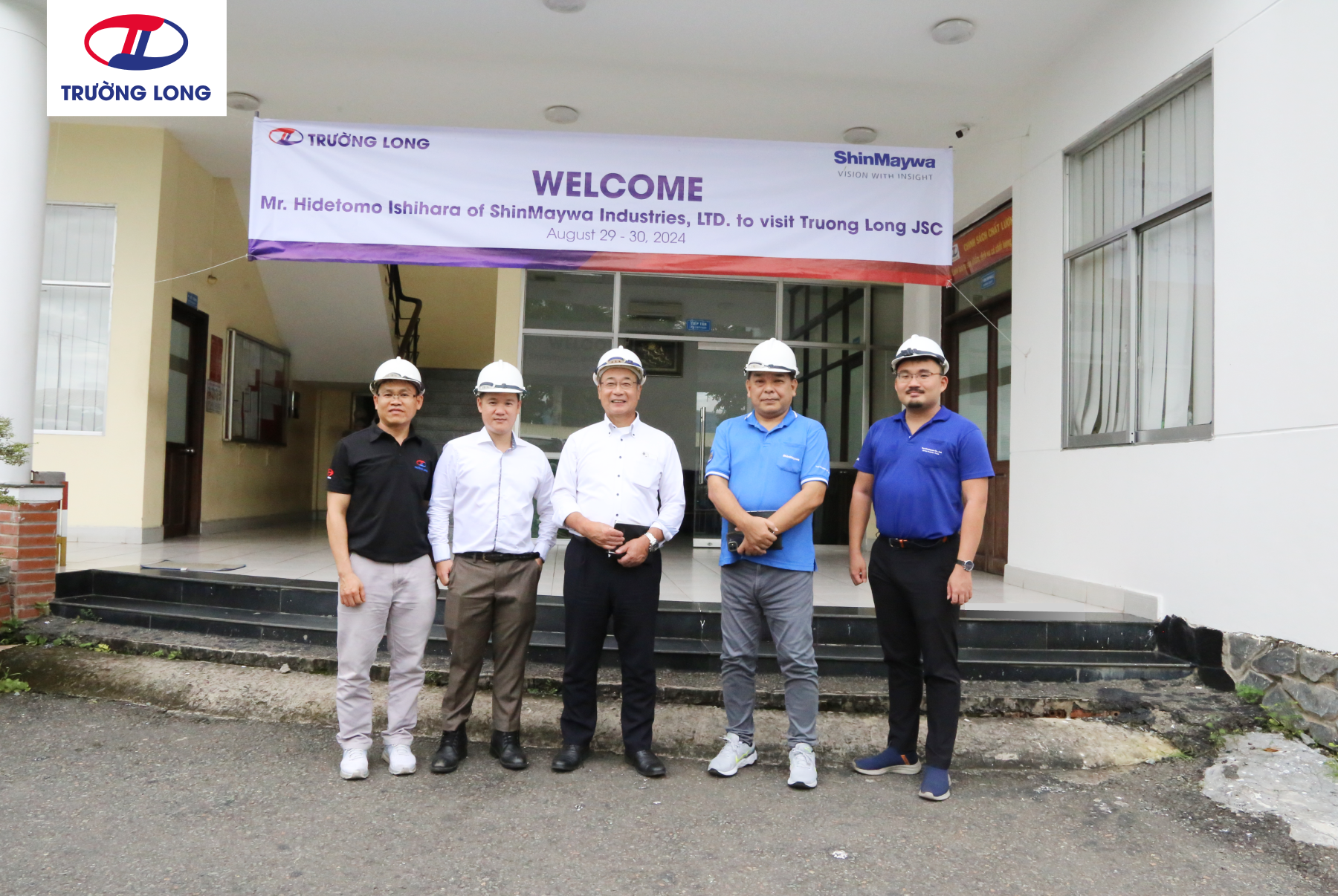 ÔNG HIDETOMO ISHIHARA CÙNG CHUYÊN GIA SHINMAYWA SANG THĂM TRƯỜNG LONG