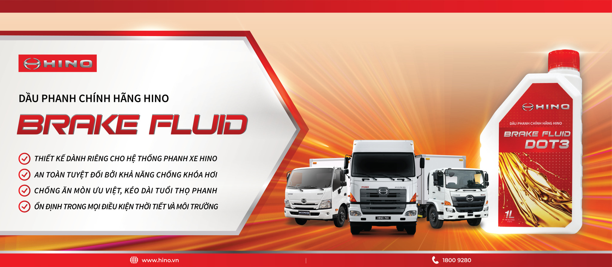 Dầu Phanh Chính Hãng Hino - Đảm Bảo An Toàn và Hiệu Quả