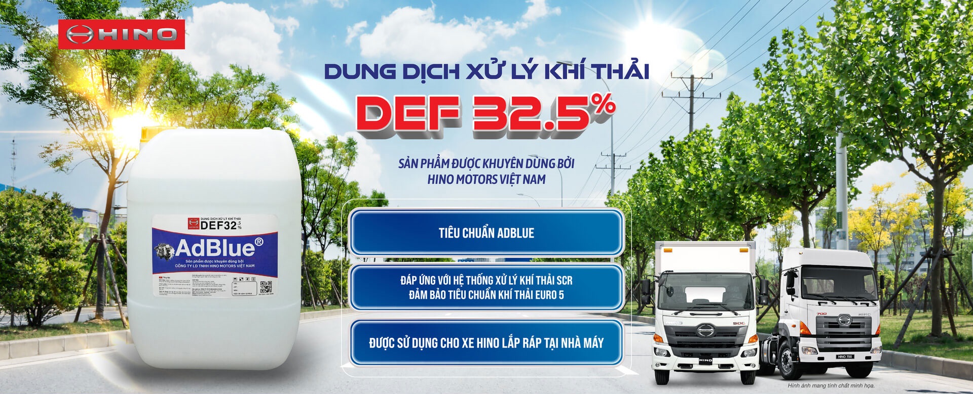 Dung dịch xử lý khí thải DEF 32.5%