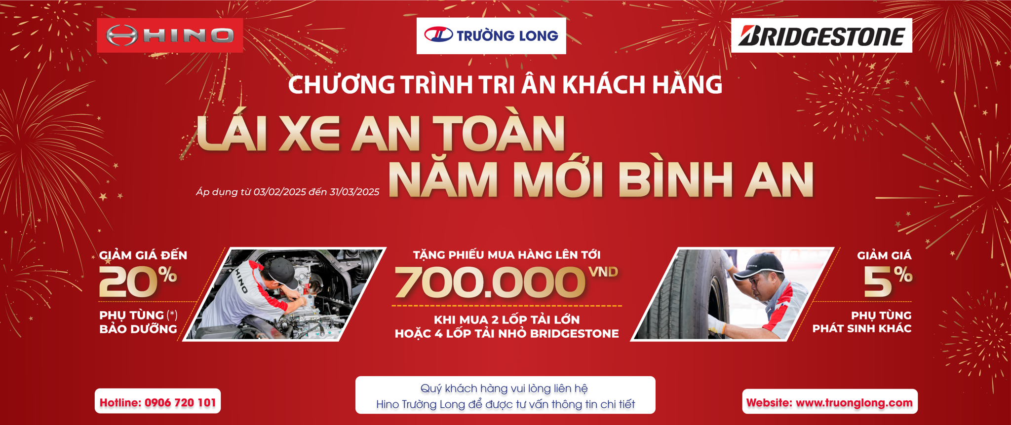 CHƯƠNG TRÌNH TRI ÂN KHÁCH HÀNG: LÁI XE AN TOÀN - NĂM MỚI BÌNH AN