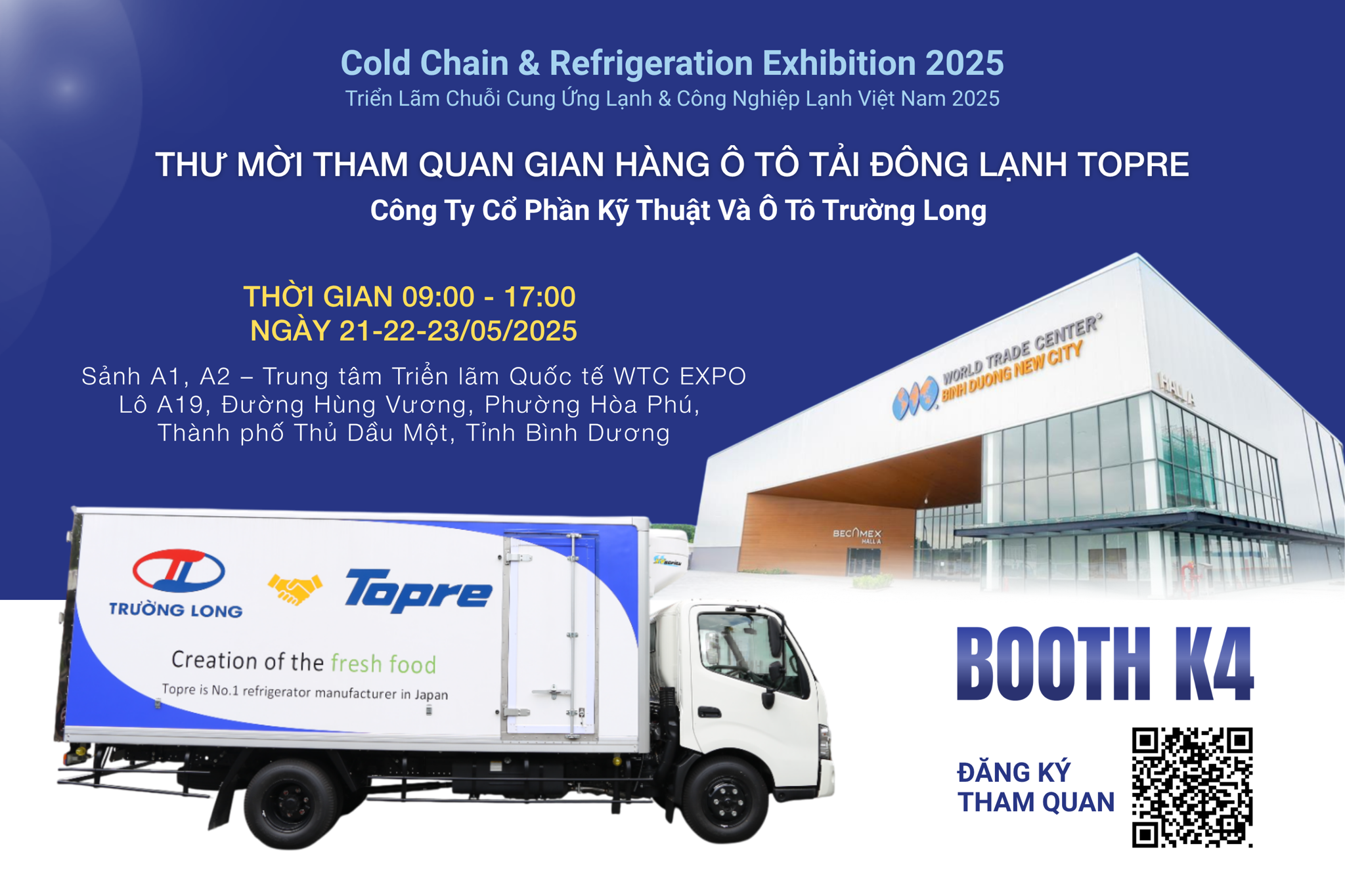 xe tải đông lạnh topre