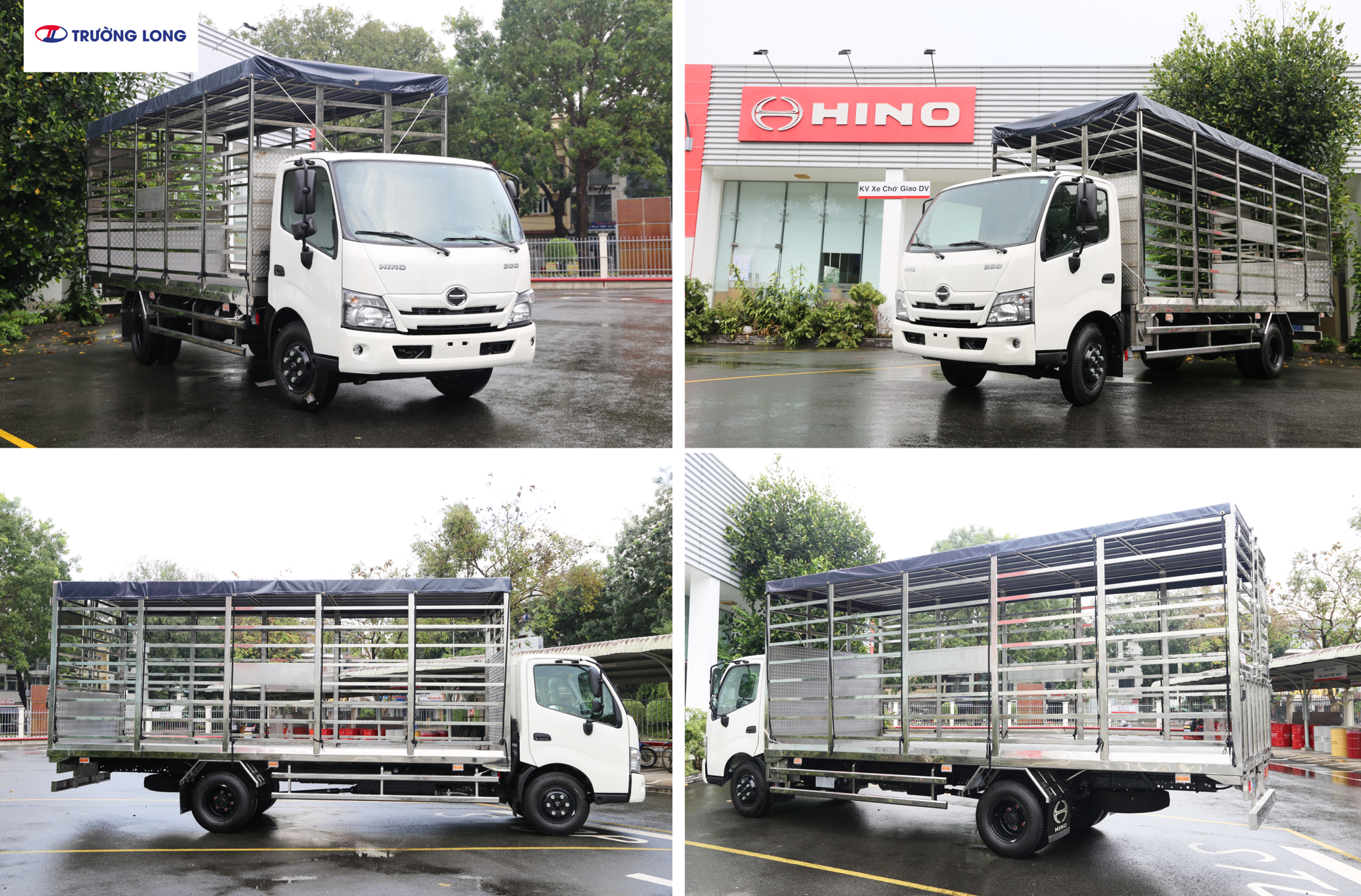 Xe gia cầm 3 tấn 4