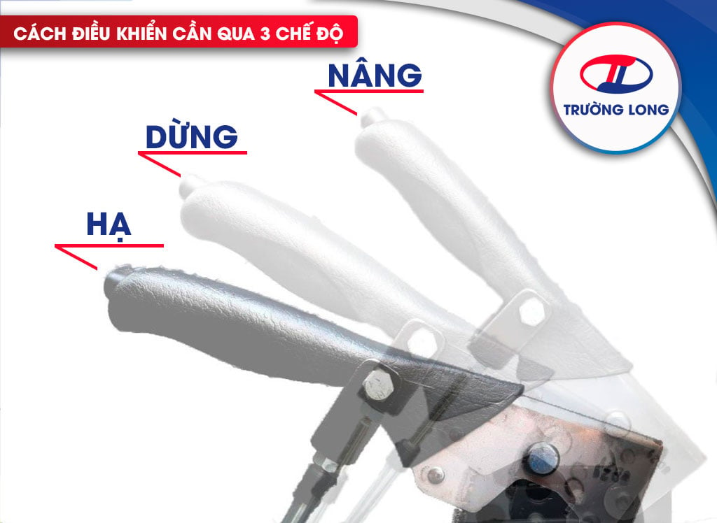 Cách điều khiển cần nâng hạ ben qua 3 chế độ