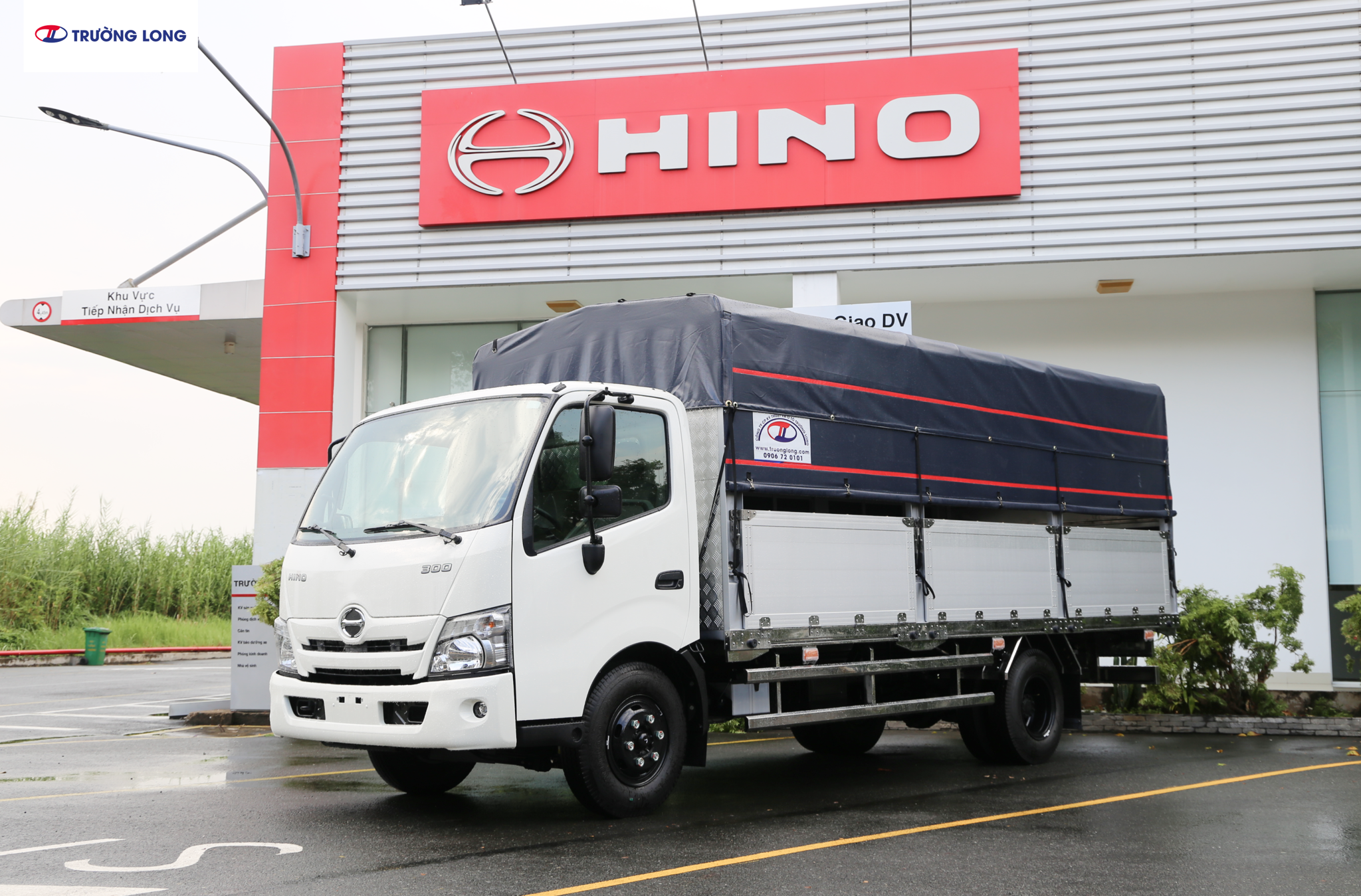 xe mui bạt 3 tấn 5