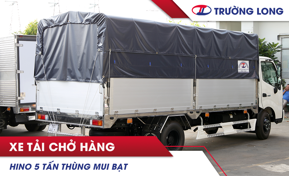 hino 5 tấn thùng mui bạt