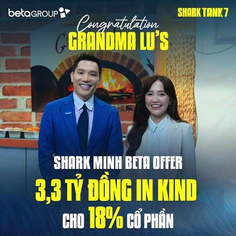 SHARK TANK VIỆT NAM MÙA 7 - DEAL CÙNG SHARK MINH BETA