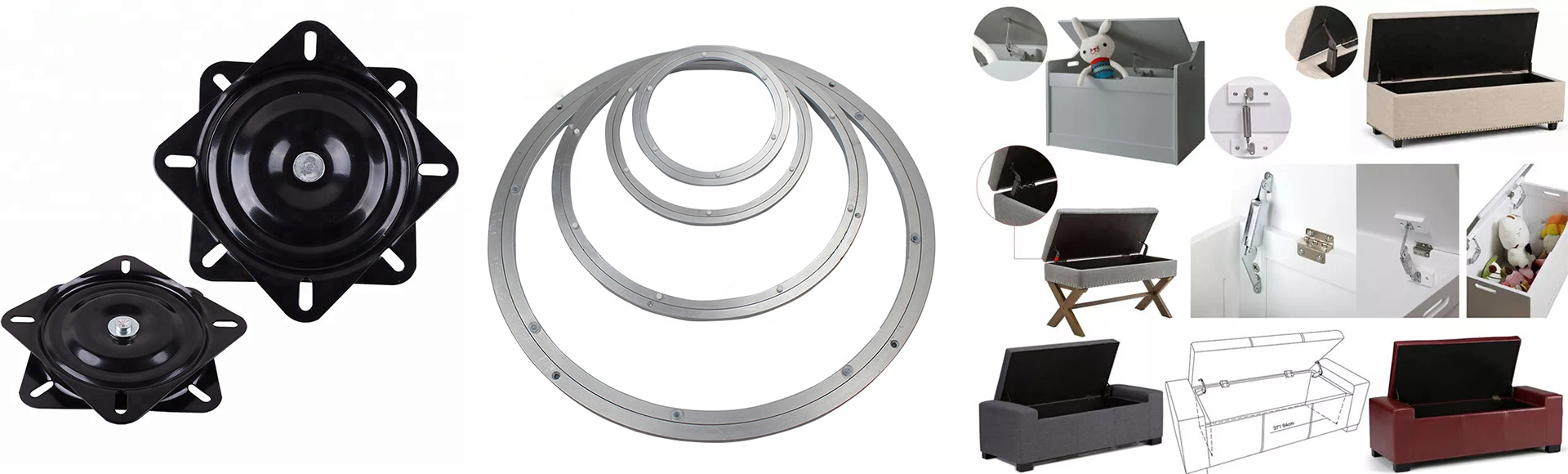 Mâm xoay, tay nâng tủ gỗ