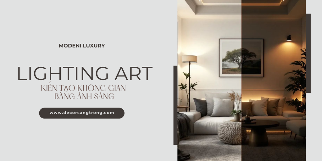 Tạo Nên “Bản Giao Hưởng Ánh Sáng” Trong Nhà: Nghệ Thuật Lighting Trong Phong Cách Hiện Đại Sang Trọng