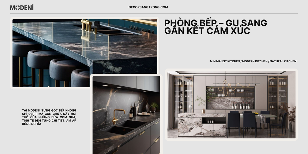 Decor Phòng Bếp: Nơi Sang Trọng Giao Hòa Với Hơi Thở Gia Đình