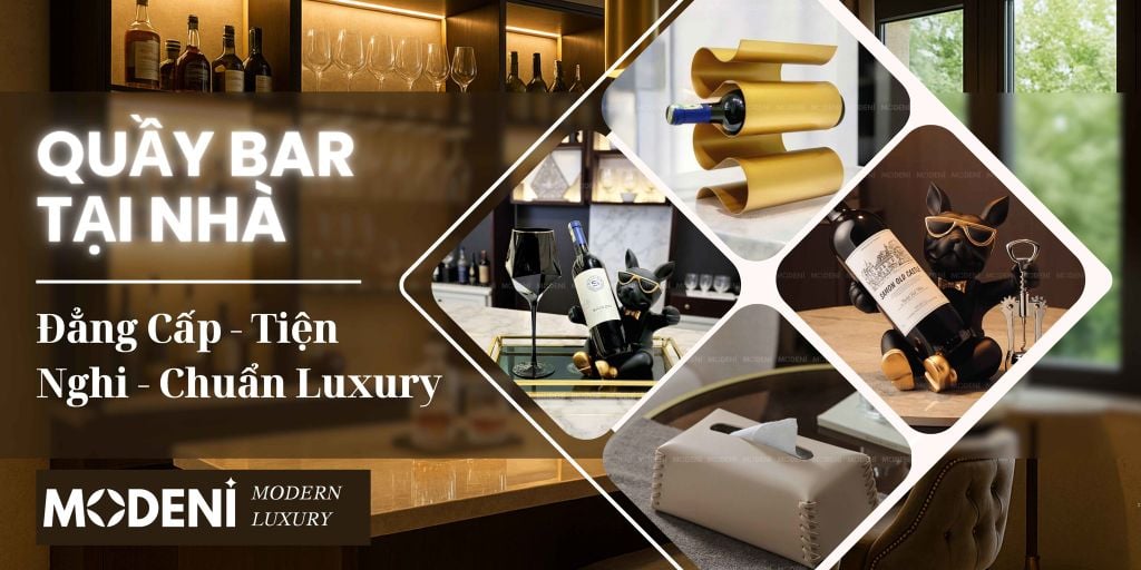 Trang Trí Quầy Bar Tại Nhà: Đẳng Cấp, Tiện Nghi, Chuẩn Luxury