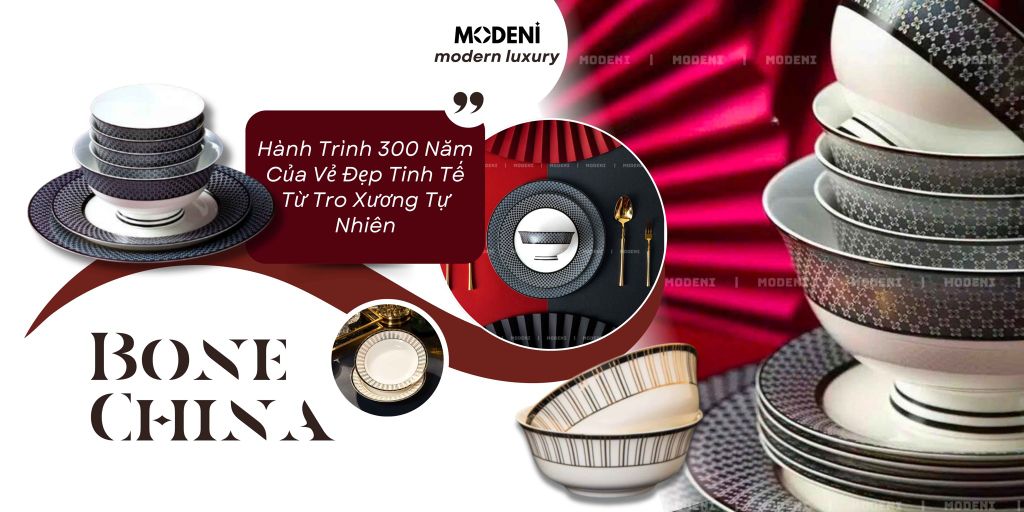 Bone China – Hành Trình 300 Năm Của Vẻ Đẹp Tinh Tế Từ Tro Xương Tự Nhiên