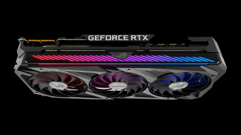 Card màn hình VGA Asus Geforce RTX 3070Ti Rog Strix OC Edition 8GB GDDR6X