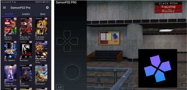 Ứng dụng chơi game giả lập DamonPS2 Pro - Emulator PS2