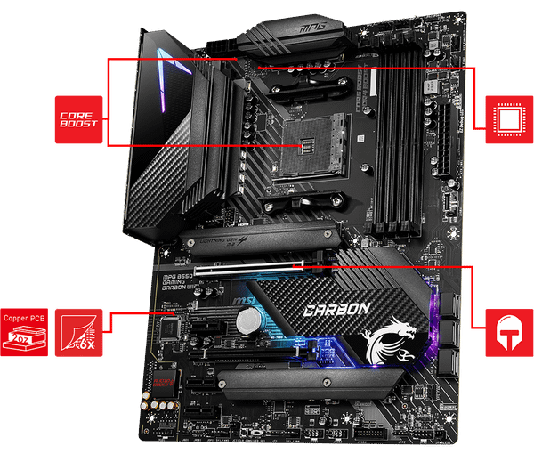 MSI MPG B550 Gaming Carbon WiFi