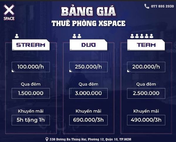 Cập nhật bảng giá phòng net đắt nhất Việt Nam 2022