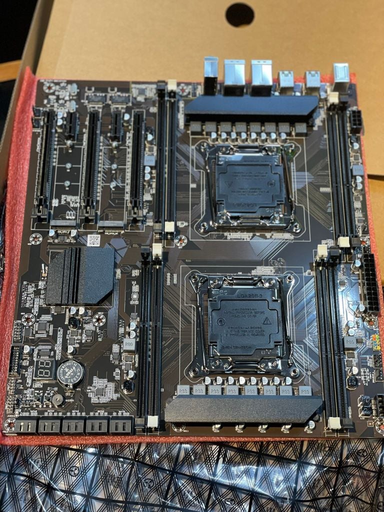 Mainboard X99ZX OEM dual chạy DDR3 ZX-DU99D3