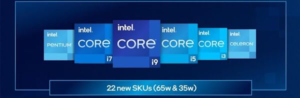 Các loại CPU Intel được sử dụng phổ biến hiện nay