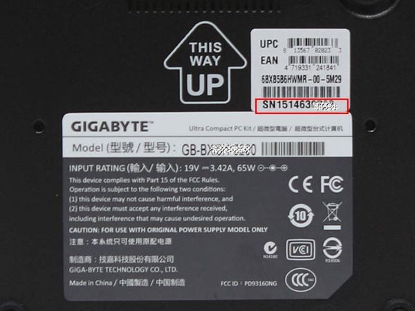 Hướng dẫn check bảo hành mainboard Gigabyte