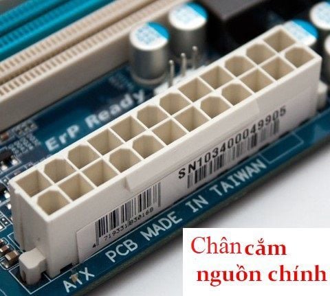 Chân cắm nguồn chính trên mainboard pc
