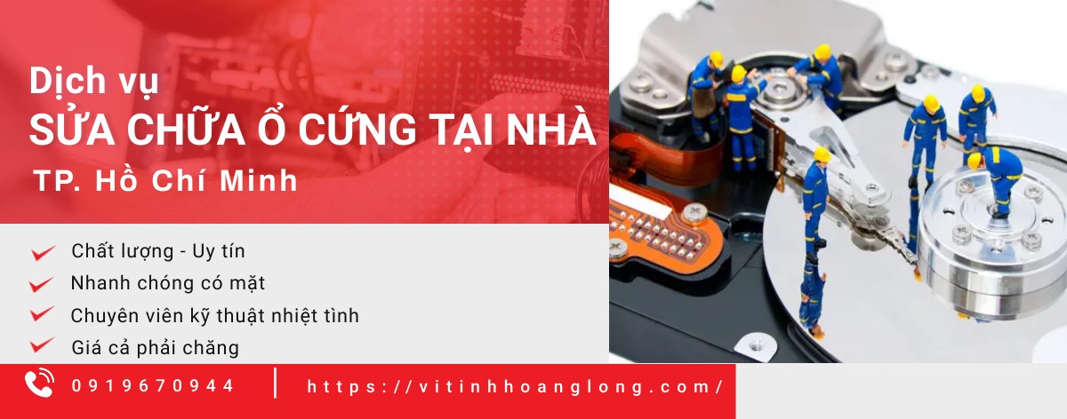 sửa chữa ổ cứng tại nhà