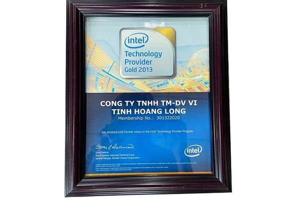 Vi tính Hoàng Long là cơ sở ủy quyền chính hãng các sản phẩm của Intel