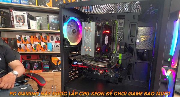 PC gaming được lắp CPU Xeon để chơi game siêu mượt