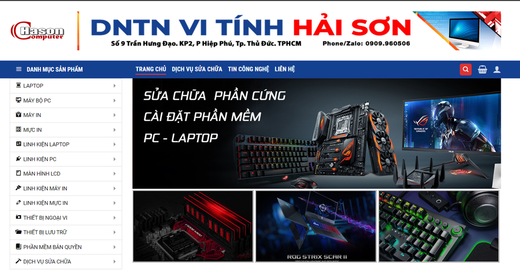 Top 5 địa chỉ bán linh kiện máy tính quận 9, Thủ Đức