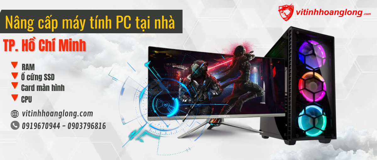 nâng cấp máy tính pc tại nhà