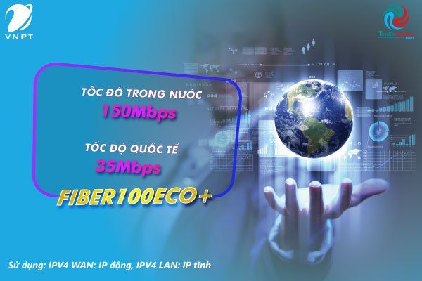 Gói cước VNPT cho phòng net Fiber100Eco+