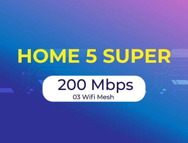 Gói cước VNPT cho phòng net Home 5 Super