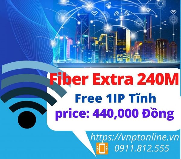 Gói cước VNPT cho phòng net FiberXtra240
