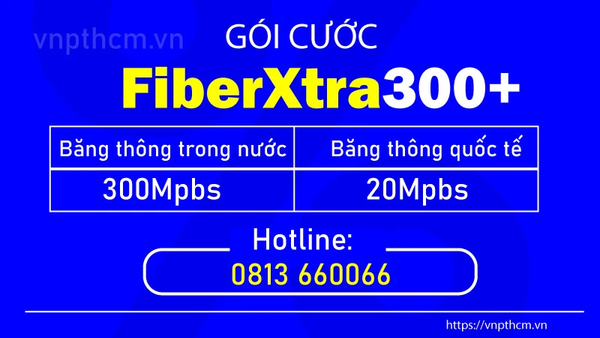 Gói cước VNPT cho phòng net FiberXtra300