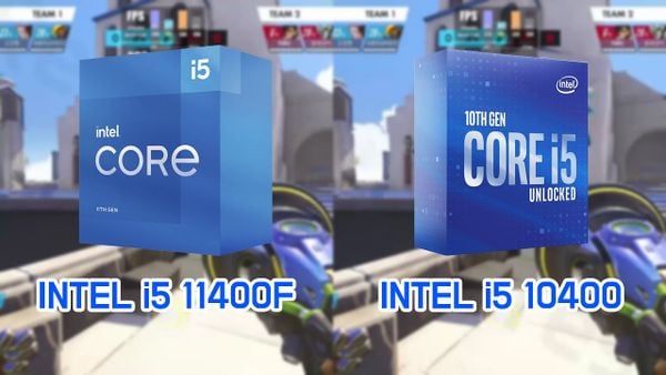 I5 10400f vs I5 11400f
