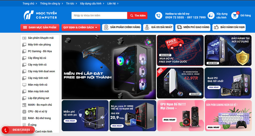 Danh sách chợ linh kiện máy tính nổi tiếng tại Việt Nam