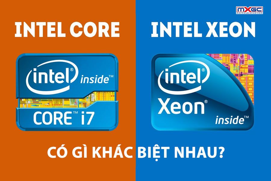 so sánh chip xeon và core i