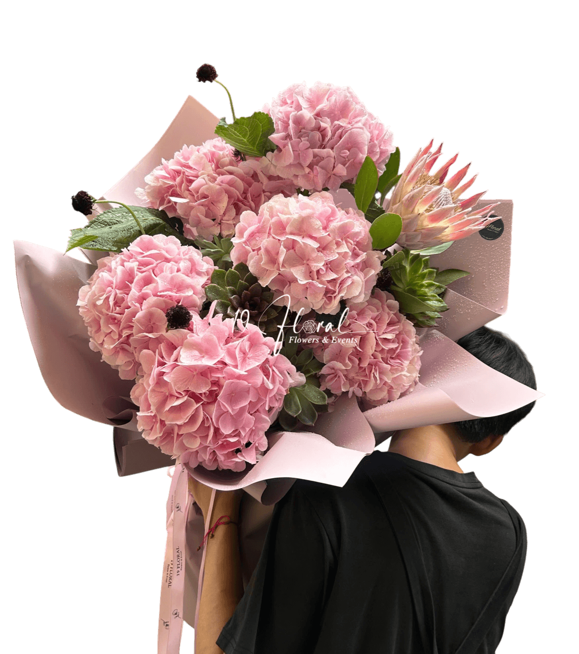 Bó hoa tươi chúc mừng sang trọng
