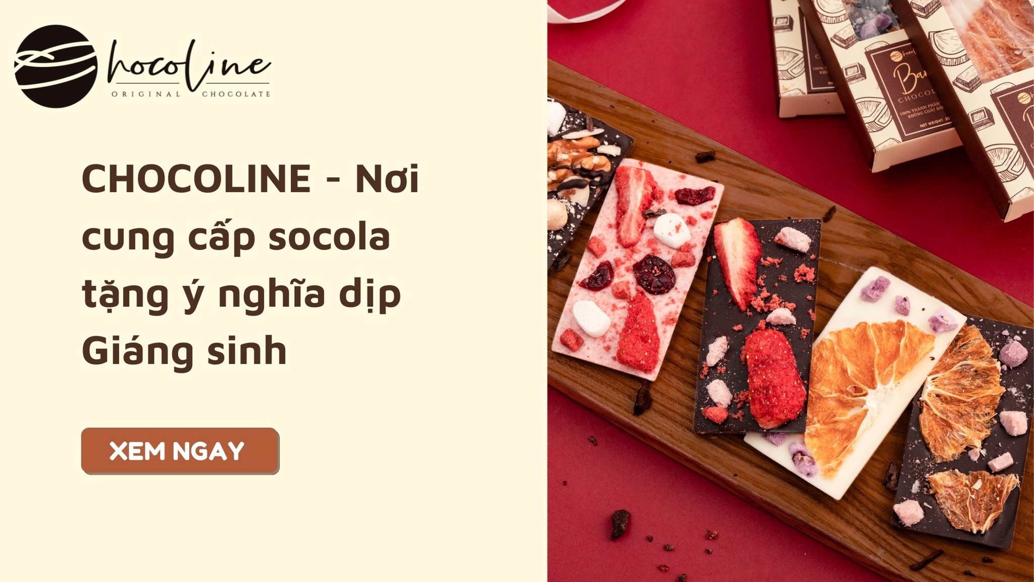 Chocoline - Nơi cung cấp socola tặng ý nghĩa dịp Giáng sinh