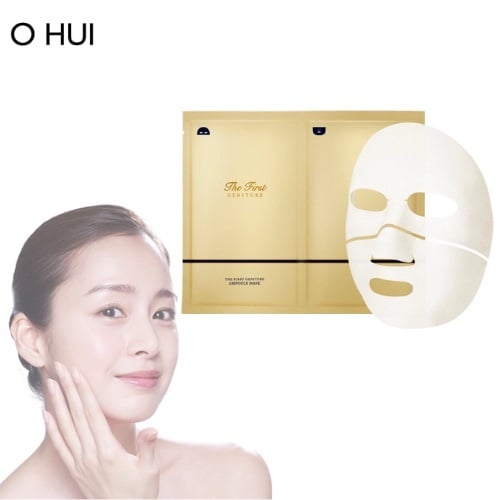 Review Mặt Nạ Chống Lão Hóa Tái Sinh Da OHUI The First Geniture Ampoule Mask