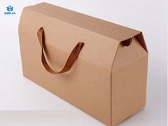 Nhận sản xuất hộp Carton có quai xách theo yêu cầu, đảm bảo mẫu mã, chất lượng
