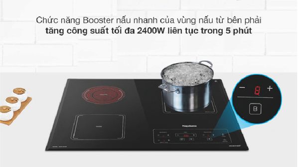 công nghệ booster bếp từ