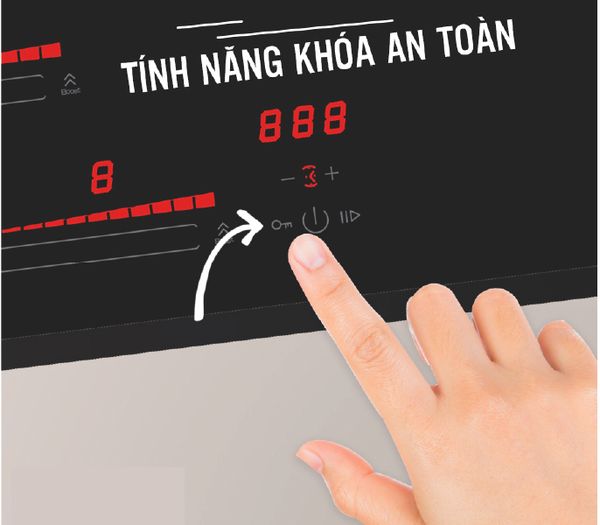 tính năng khóa an toàn tự động tắt