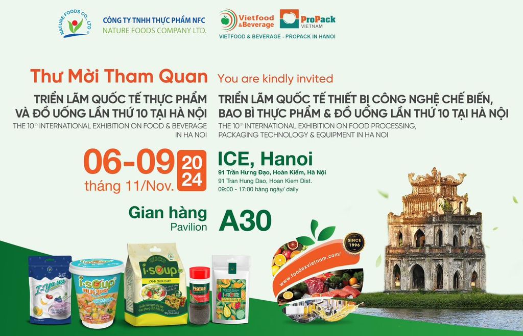 NFC tham dự Triển lãm VIETFOOD & PROPACK Hà Nội 2024.