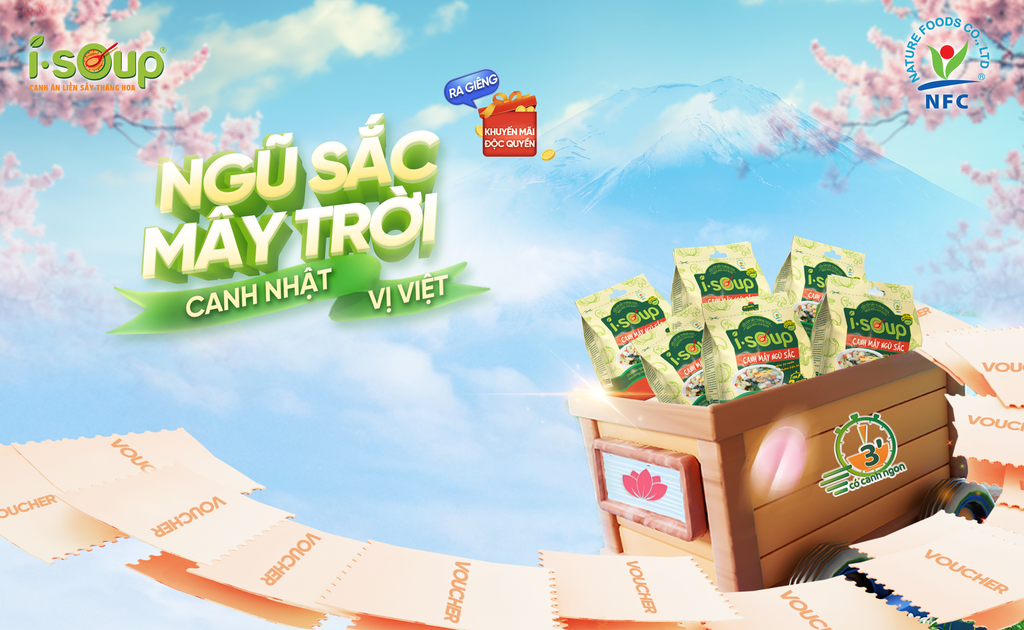 NGŨ SẮC MÂY TRỜI - CANH NHẬT VỊ VIỆT Ra Giêng khuyến mãi độc quyền