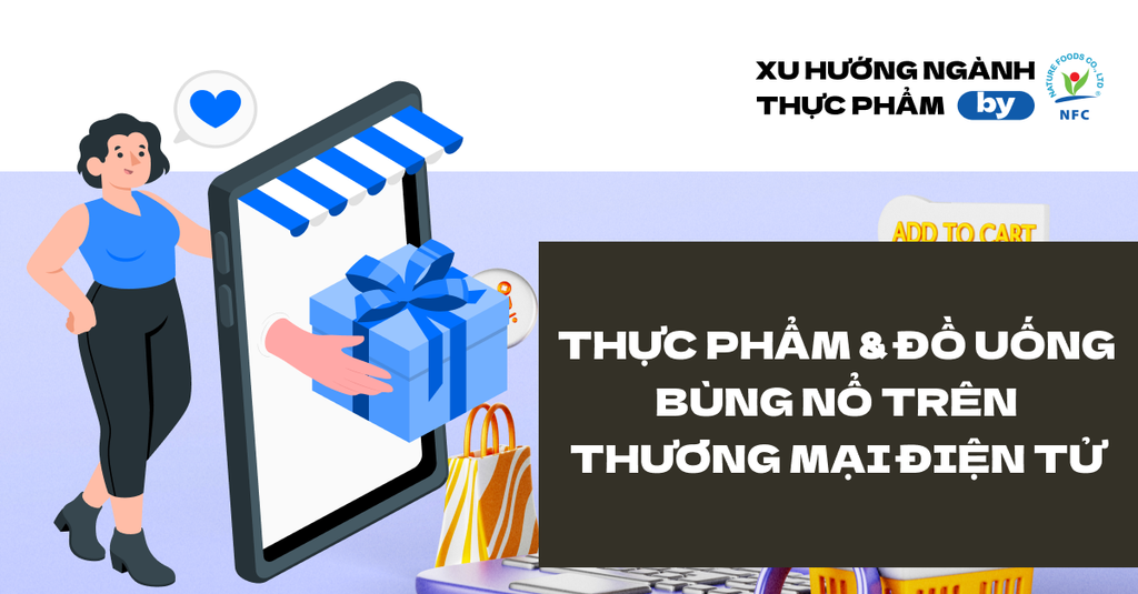 Thực Phẩm & Đồ Uống Bùng Nổ Trên TMĐT – Doanh Thu Chạm Mốc 21,244 Nghìn Tỷ VND!