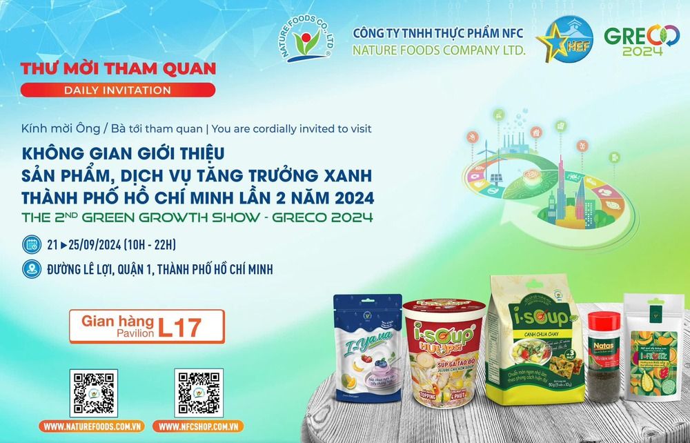 NFC góp mặt tại sự kiện GRECO 2024 - Không Gian Giới Thiệu Sản Phẩm, Dịch Vụ Tăng Trưởng Xanh Thành Phố Hồ Chí Minh Lần 2