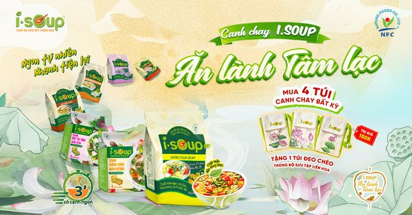 🌿✨ TRỌN VỊ CANH CHAY MÙA PHẬT ĐẢN – I.SOUP ĂN LÀNH, TÂM LẠC ✨🌿