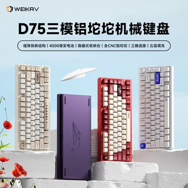 Hướng dẫn sử dụng bàn phím cơ D75