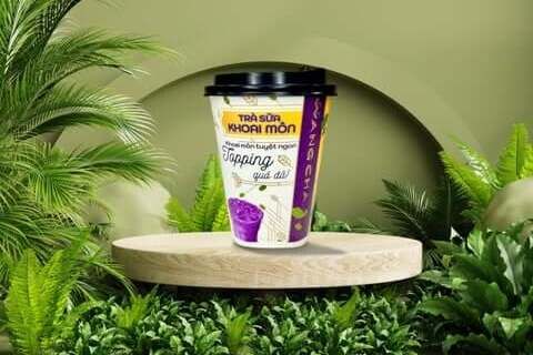 LÀM TRÀ SỮA KHOAI MÔN CHỈ TRONG ...3 PHÚT!