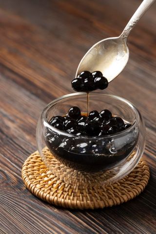 Trân châu đen caramel hiệu king Thái lan siêu ngon, rẻ, dễ chế biến.